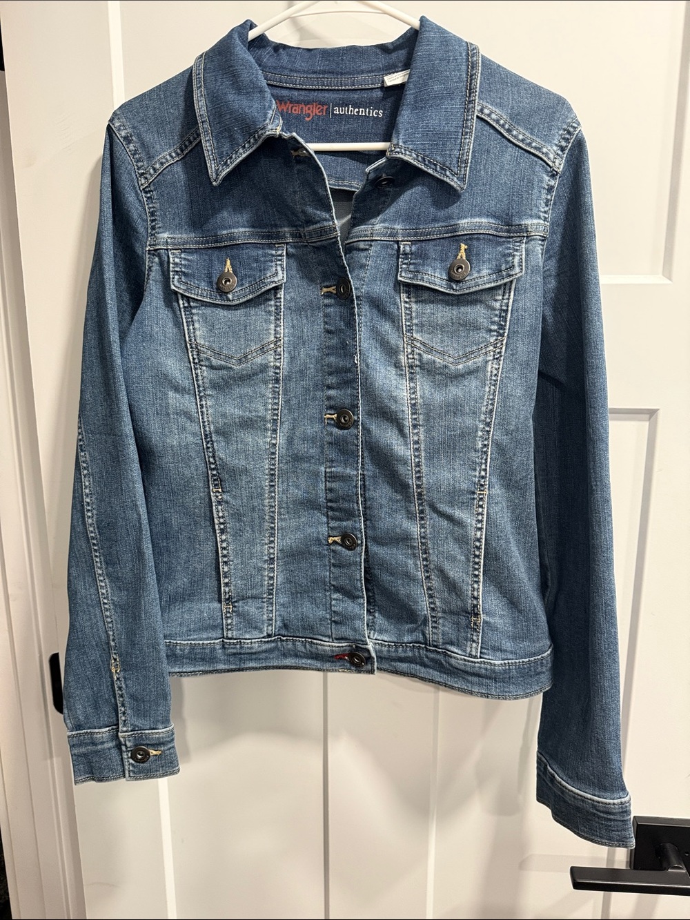 Wrangler, jean jacket, M